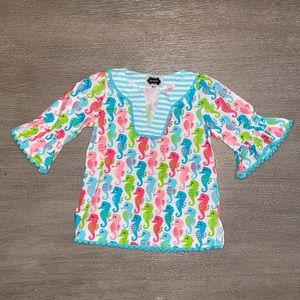 Toddler girl swim coverup